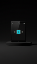 Minimalist Touchscreen Tablet with Edge-to-Edge Glass